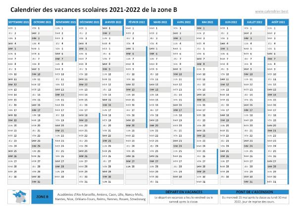 Calendrier Scolaire Zone B 2022 2023 Calendrier 2021 Images And Photos Finder 5391