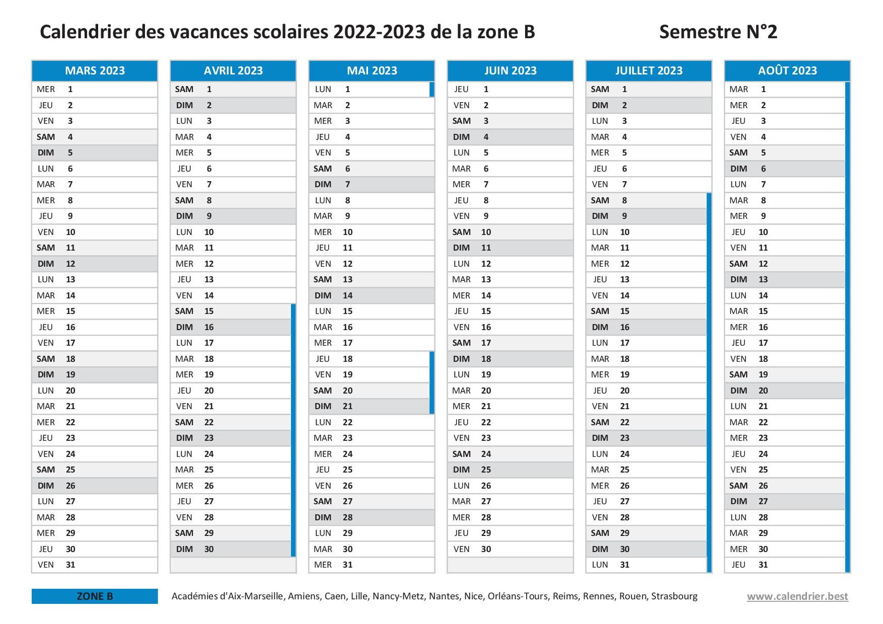 Vacances scolaires 2022 2023 Nancy-Metz : dates et calendrier scolaire  2022-2023